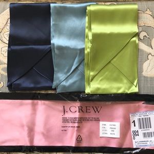 J. Crew Silk Belts/Sash